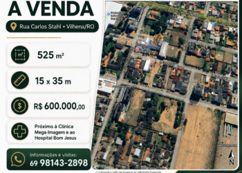 🏡 Terreno à venda em localização privilegiada de Vilhena/RO